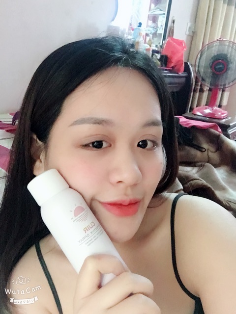 Xịt chống nắng + make up cuir