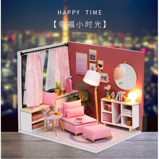 Bộ lắp ghép nhà búp bê – Căn phòng nghỉ ngơi Happy Time