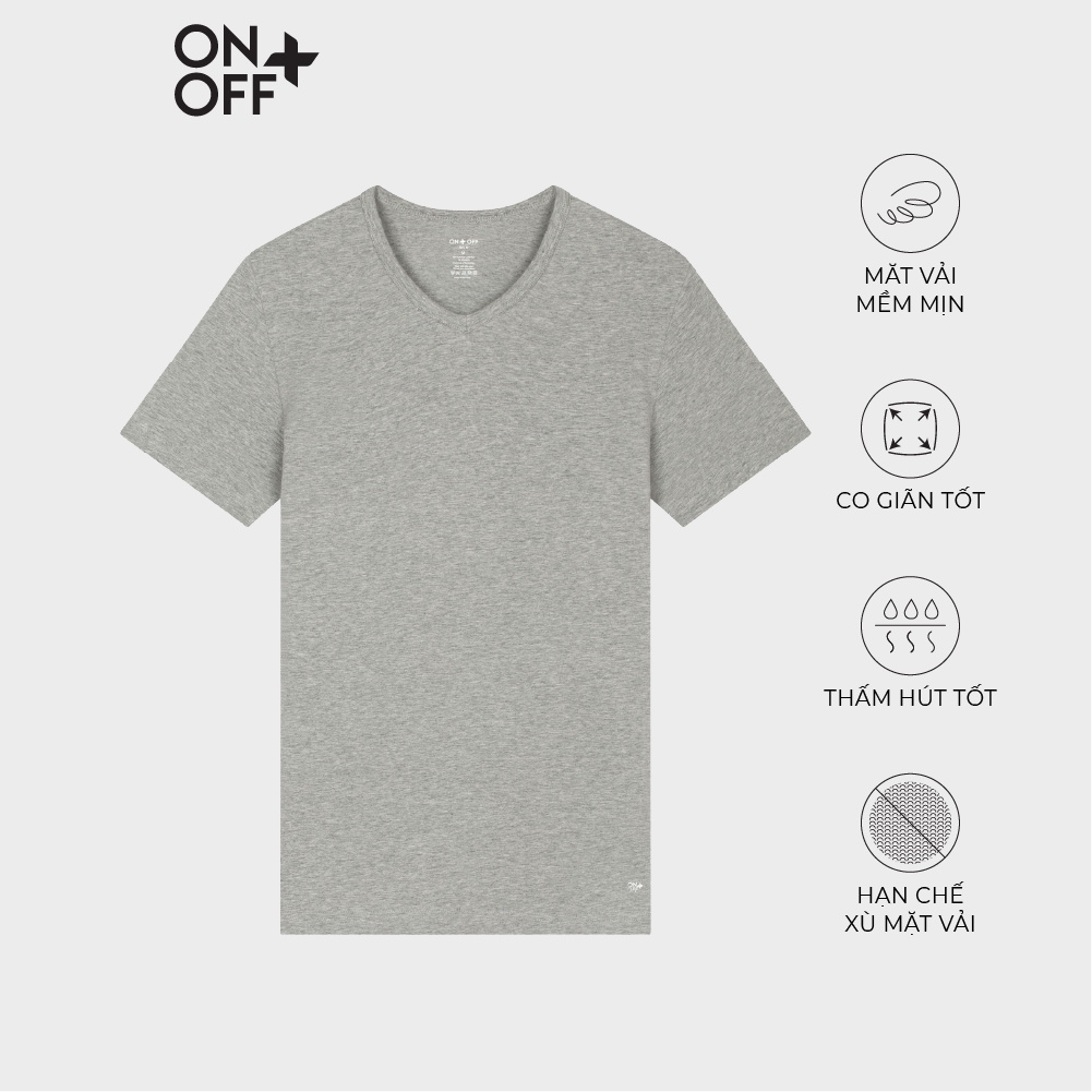 Áo T-shirt nam ONOFFF mềm mịn, thấm hút vượt trội - H17TS17025