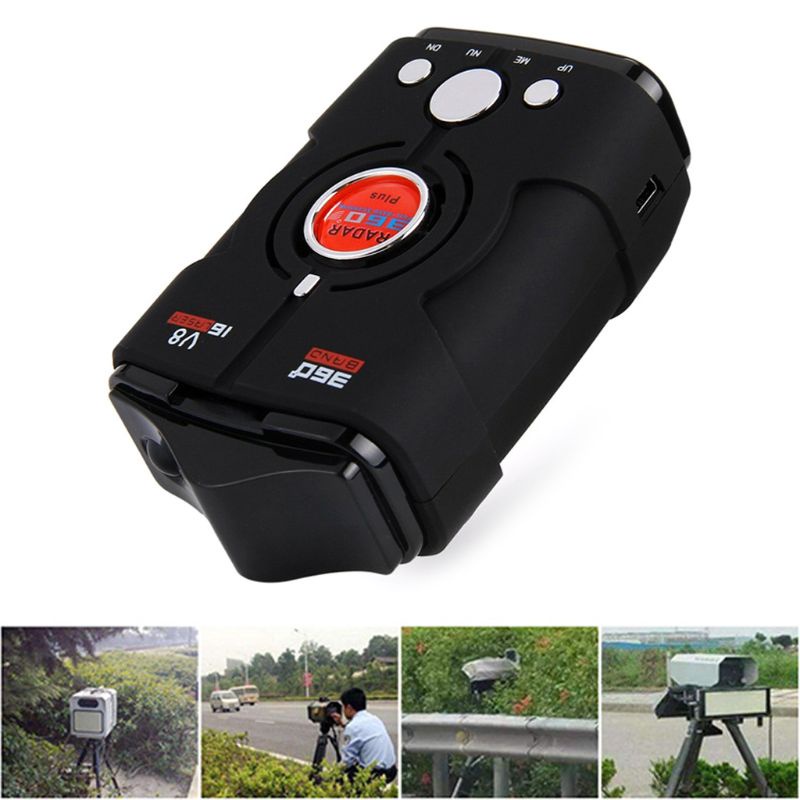 Thiết Bị Đo Tốc Độ Bằng Giọng Nói Màn Hình LED 16 Băng Thông Báo Tốc Độ Cho Xe Hơi