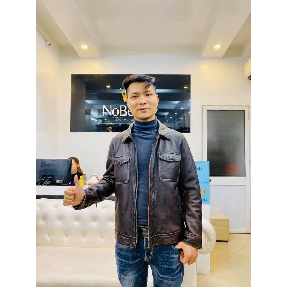 ÁO DA BÒ 2 TÚI HỘP