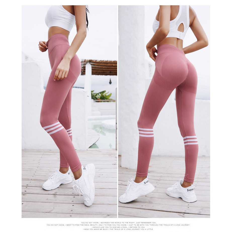 Quần tập gym MT nữ cạp cao siêu nâng mông kiểu quần tập gym yoga zumba aerobic trơn, vải co giãn siêu tốt - K012