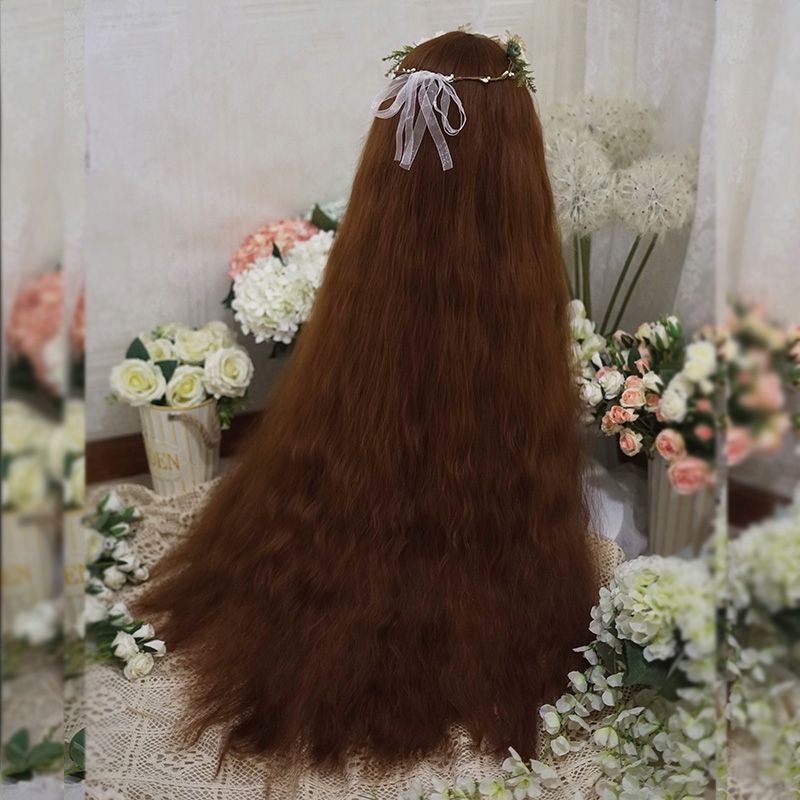 Tóc giả wig lolita Ochanomizu 120cm gợn sóng cổ tích 5 màu