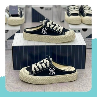 Giày sục ny đạp gót, sục ny, sục đạp gót da nữ , sục nữ đẹp 2021 full box + bill