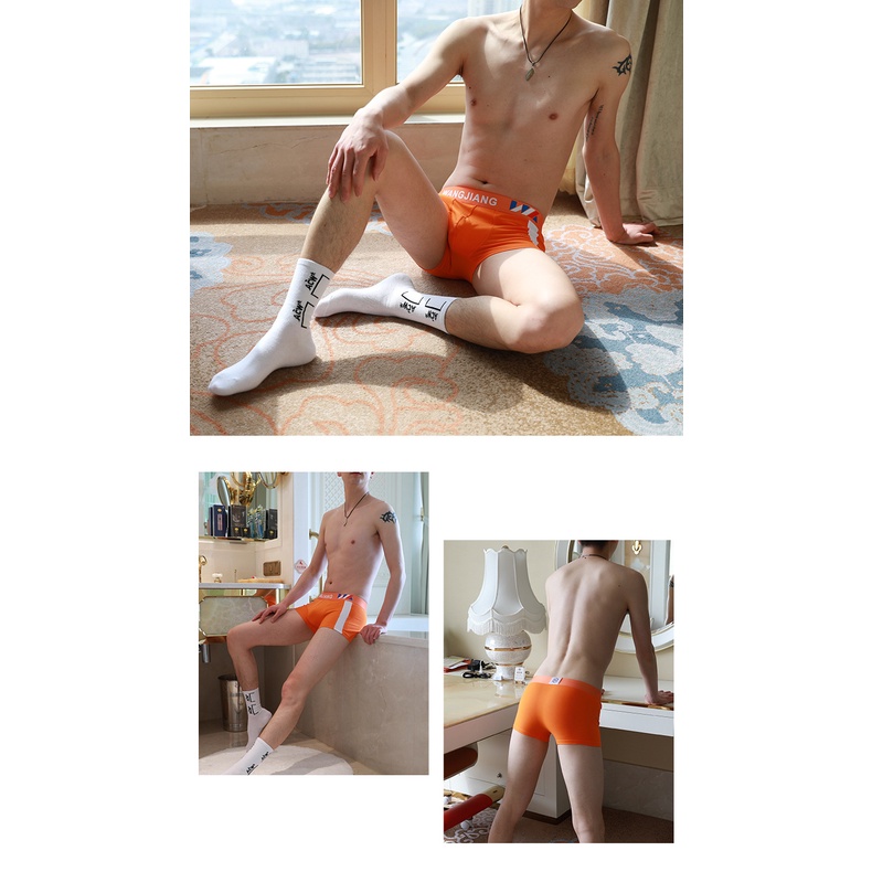 Quần Lót Nam Sịp Nam Vải Cotton Thấm Hút Kháng Khuẩn Co Dãn Tốt WANGJIANG-WJ02