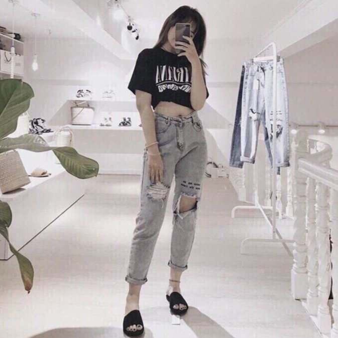 quần jean nữ baggy 9 tấc số 523 521