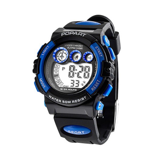 Đồng hồ trẻ em POPART P-2 kiểu cứng cáp có báo thức và chống nước dây nhựa bền bỉ | BigBuy360 - bigbuy360.vn
