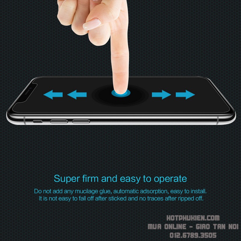 Miếng dán kinh cường lực Nillkn 9H cho iPhone XS / iPhone X / iPhone 11 Pro Max / iphone SE / iPhone 5 / iPhone 7 plus