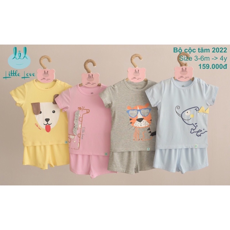 LIL - Bộ cộc tay vải tăm 2022 LCT410