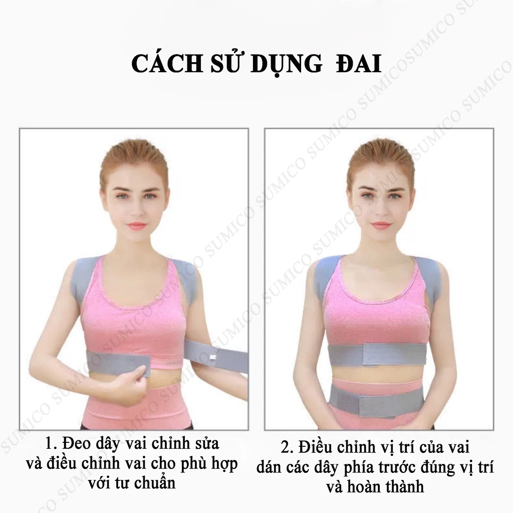 Đai chống gù lưng, đai chống gù người lớn cả nam và nữ  - ĐG Nẹp Dài