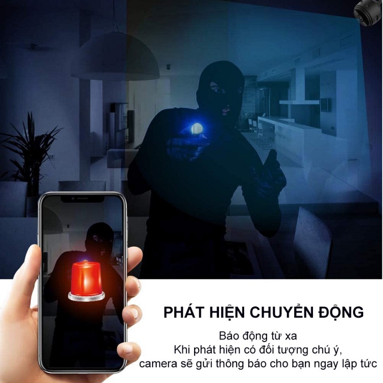 Camera Chống Chộm Full HD, Dùng Pin Sạc - Không Dây IP Wifi 1080P - Quản Lý Gia Đình - Bảo Hành 6 Tháng