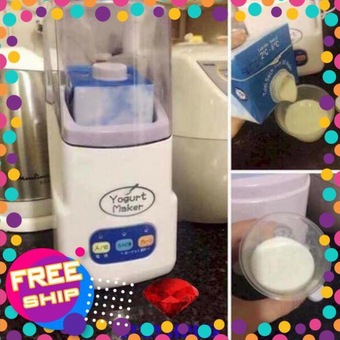 HG0901 Máy làm sữa chua Yogurt Maker Nhật Bản CHÍNH HÃNG, Máy làm sữa chua 3 nút-Ruby House tutu.hahastore MT340 HG2703