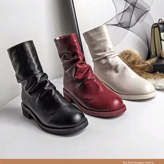 Boots cổ nhăn