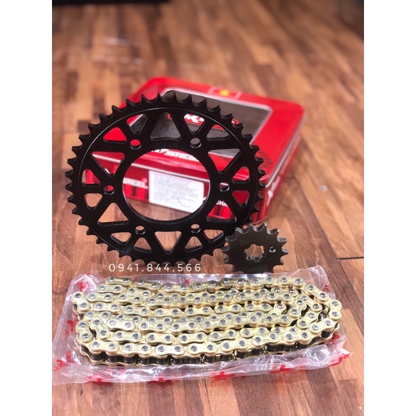 Nhông sên dĩa X1R cho Ex150, hàng chính hãng