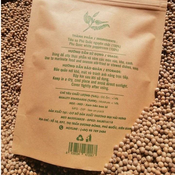 TIÊU SỌ PHÚ QUỐC 200G Hương Quê