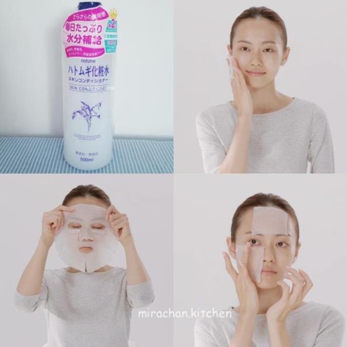 [SALE] NƯỚC HOA HỒNG GẠO DƯỠNG ẨM NATURIE NHẬT BẢN 500ML | BigBuy360 - bigbuy360.vn