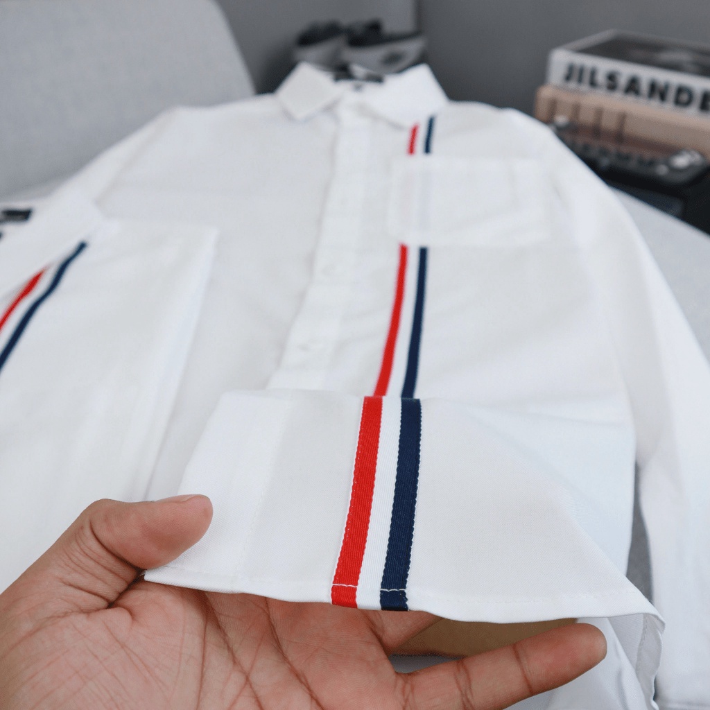 Áo Sơ Mi Nam Tay Dài Phối Túi Phong Cách Hàn Quốc Sang Trọng Lịch Lãm Hot Trend [NEW UNISEX]