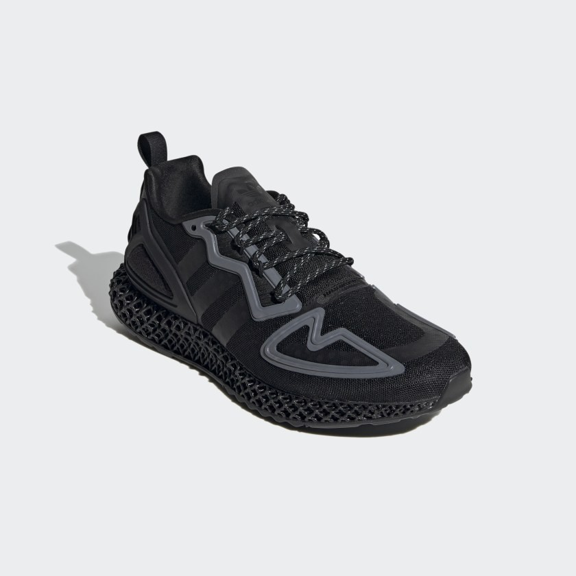 Adidas Giày ZX 2K 4D "Triple Black" FZ3561 - Hàng Chính Hãng - Bounty Sneakers