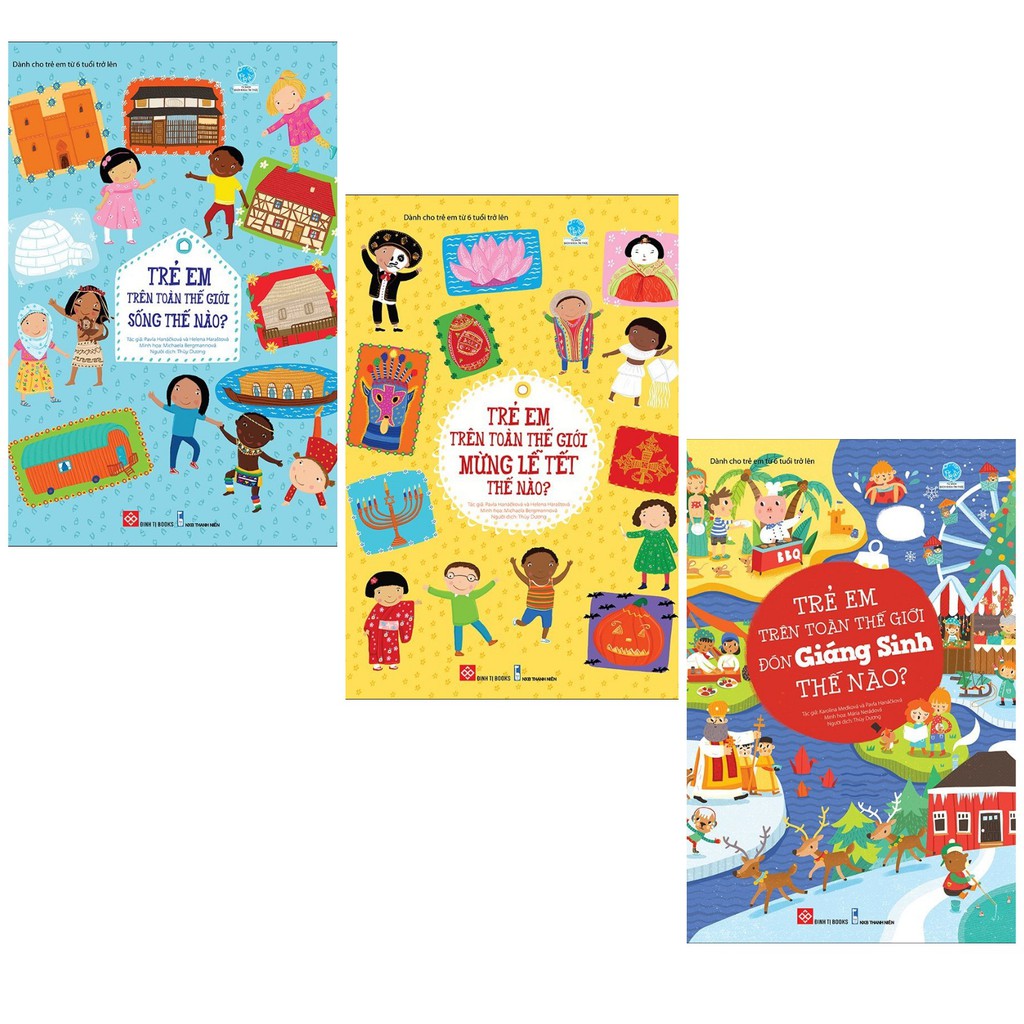 Sách - Trẻ em trên toàn thế giới (Bộ 3 cuốn)