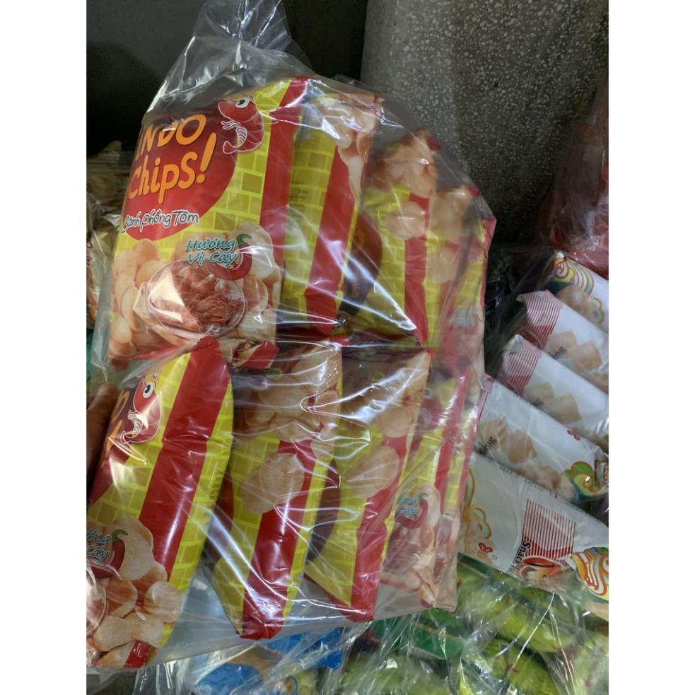 - Bim bim snack Bánh Phồng Tôm Hương Vị Cay 40g