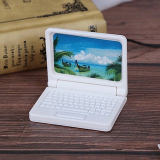 Máy Tính Mini Đồ Chơi Cho Nhà Búp Bê
