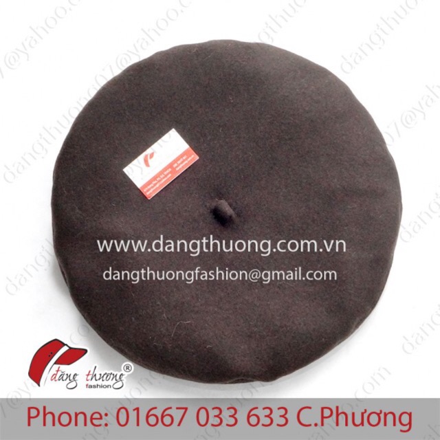 Mũ Nồi Beret Chất Liệu Nỉ Dạ Dày Dặn (Không Phải Loại Len Mỏng)