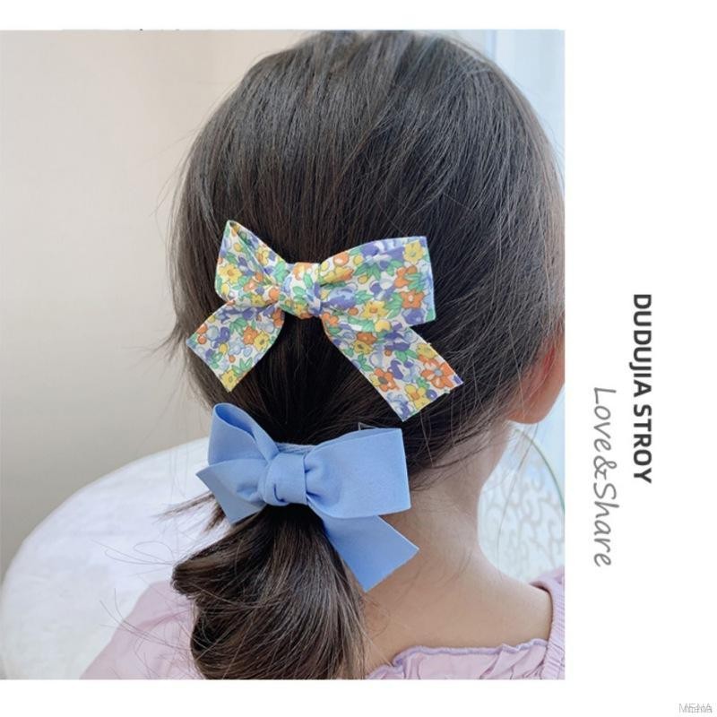 (Có sẵn HCM) Set 2 Kẹp Tóc Nơ phong cách Hàn Quốc Cute, Hàng Loại 1 - selenshop