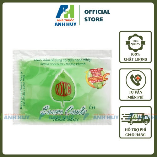 Bột Sủi Thanh Nhiệt SensaCool H/6gói