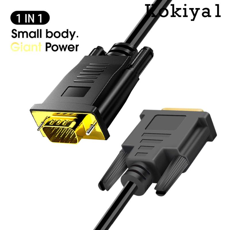 Cáp Chuyển Đổi DVI D 24 + 1 Sang VGA 1M Màu Đen Cho HDTV