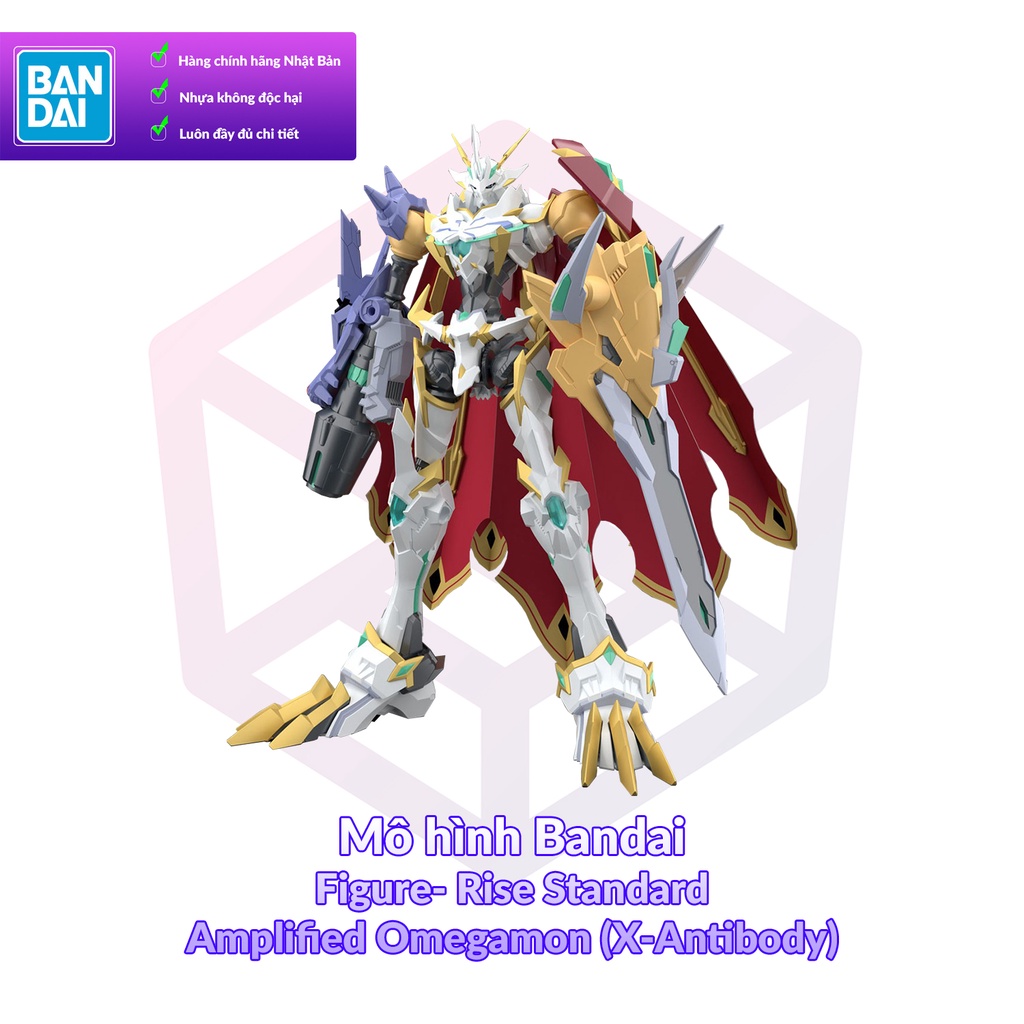 Mô hình Bandai Figure-Rise Standard Amplified Omegamon (X-Antibody) [FRS]