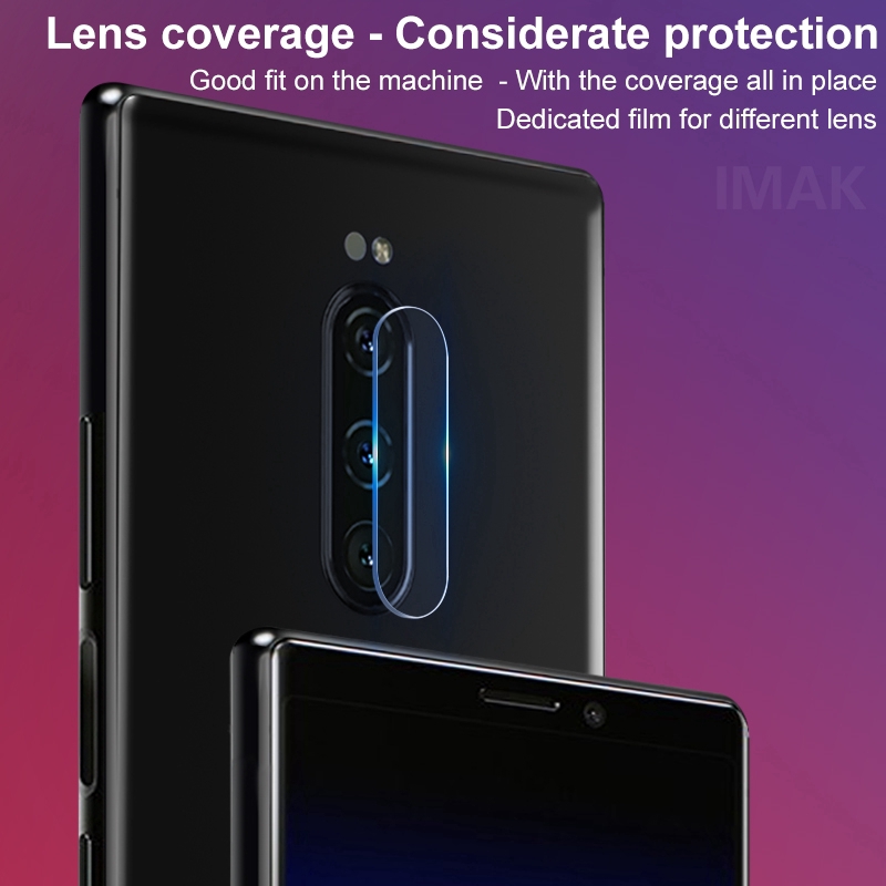 iMak SONY Xperia 1 Dual Sim Camera Lens Film HD Tempered Glass Screen Protector Protective Films