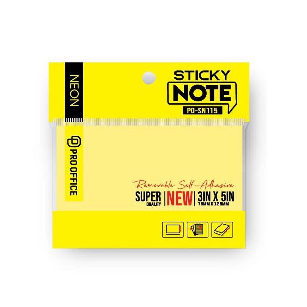 [Mã LIFEBOOK2 giảm 10% đơn 0Đ] 100 tờ Giấy nhắn neon HẢI HÀ 3''×5'' - SN115 giấy nhớ, giấy note,ghi chú dính bám chắc