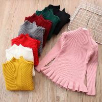 Áo len cao cổ hàn quốc 🍭freeship🍭áo len cao cổ cực xinh cho bé gái