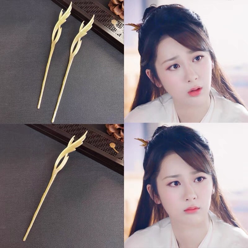 Trâm cài tóc hoàng đế phượng linh hương mật tựa khói sương có sẵn dùng làm phụ kiện quà tặng