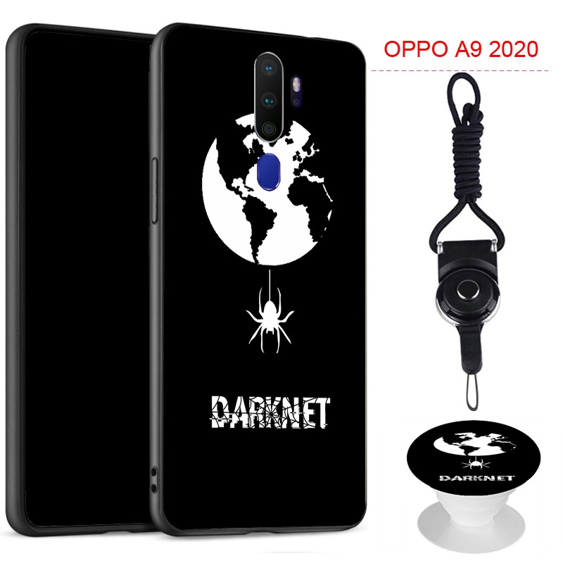 Ốp Lưng In Hình Hoạt Hình Dễ Thương Cho Oppo A5 2020 / A9 2020 / A11X 6.5 Inch Kèm Dây Đeo