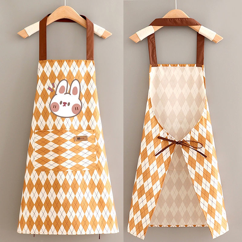 Tạp Dề ở Nhà Phiên Bản Hàn Quốc Quần áo Làm Việc Nấu ăn Dễ Thương Nhật Bản Dành Cho Nam Và Nữ Tạp Dề Mới Phục Vụ Nhà Bếp Tạp Dề Nhà Bếp Bằng Vải Tay