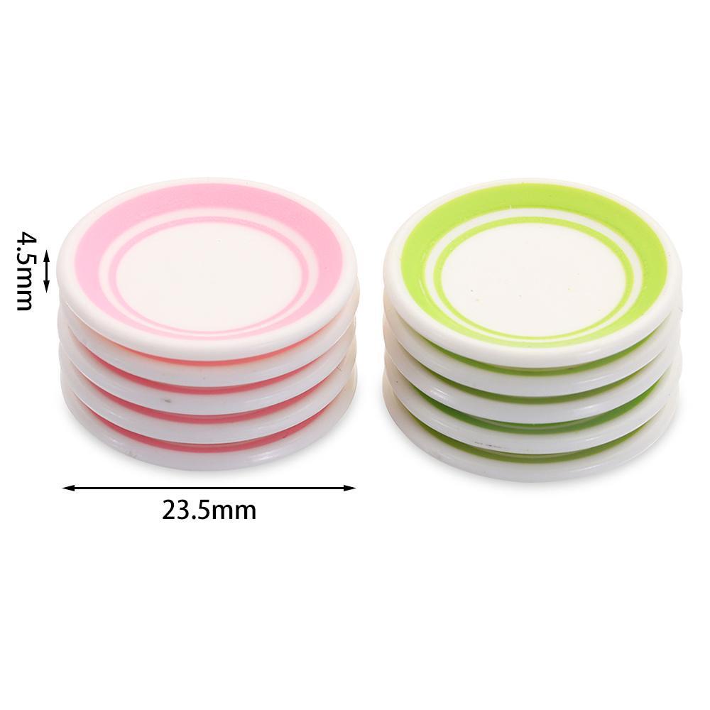 RAINBOW Đĩa Ăn Tối Siêu Bền Dùng Trang Trí Nhà Búp Bê