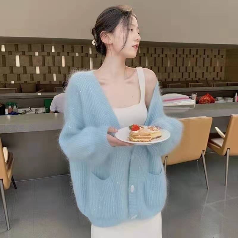 Áo khoác cardigan nhũ