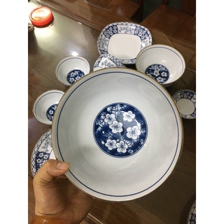 (Hàng bát tràng) bát sứ hoa đào 168