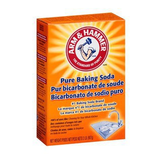 hộp muối bột baking soda 907g đa công dụng, làm trắng răng , trộn bột làm bánh hàng nhập khẩu mỹ