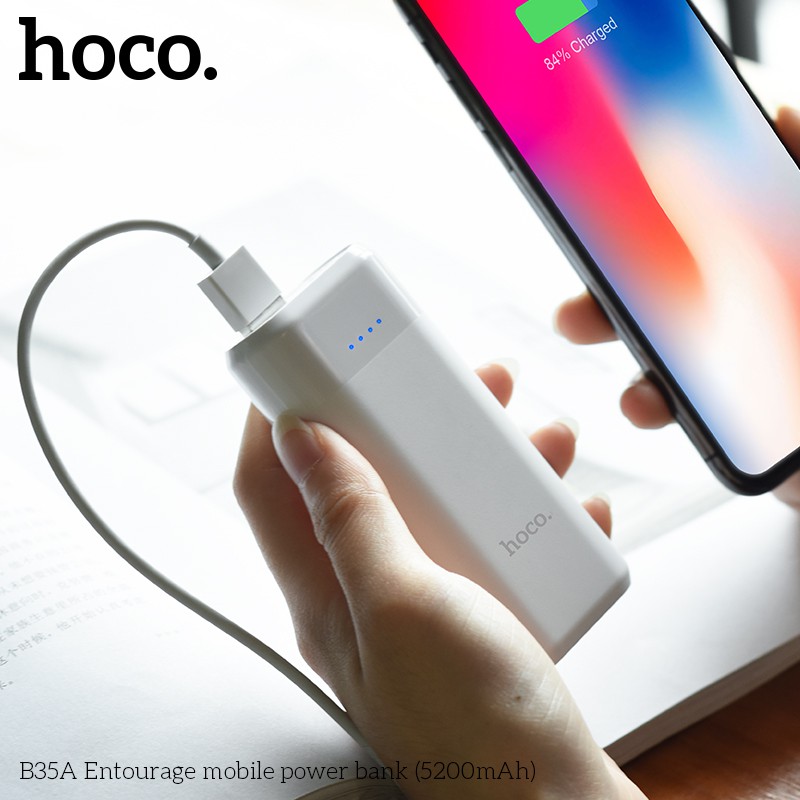 Pin Sạc Dự Phòng Hoco. B35 12000/8000/5000mah Hiển Thị Màn Hình LCD