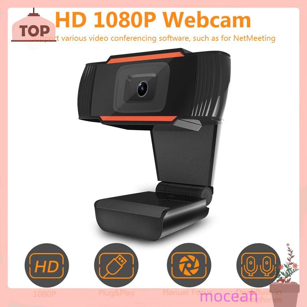 Webcam Mocean 1080p Hd Tích Hợp Micro Tiện Dụng Cho Máy Tính