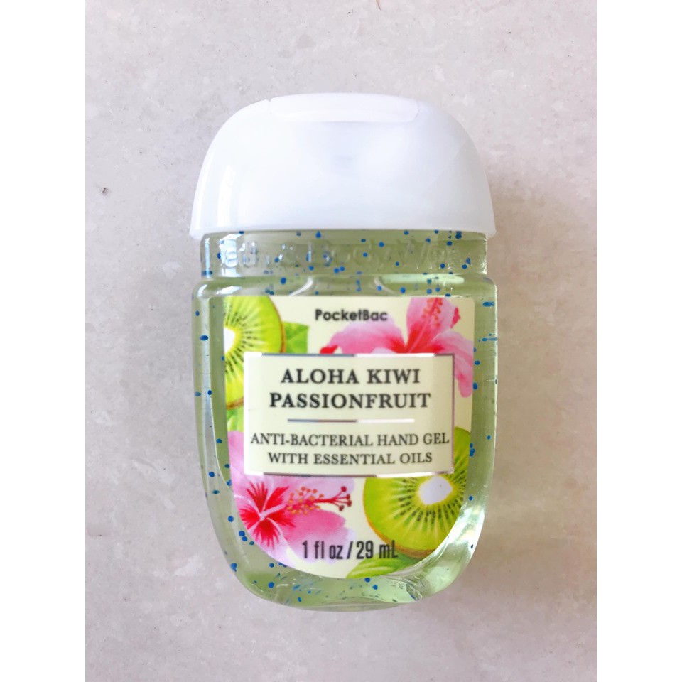 Gel Rửa Tay Khô Bath Body Works PocketBac Sanitizers Aloha Kiwi