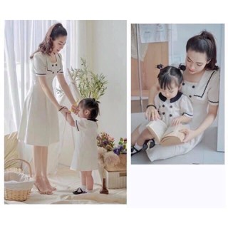 Đầm bé gái xinh xắn chất linen mềm mại