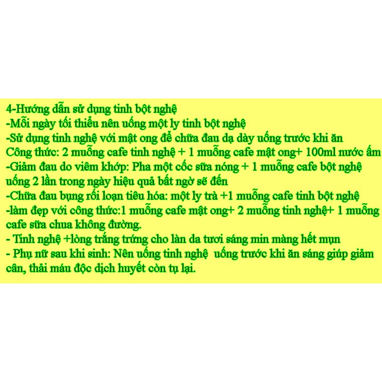 Tinh Bột Nghệ Vàng Nhà Làm Nguyên Chất 100%. Làm sáng da ngay tuần đầu sử dụng. Hướng dẫn và tư vấn suốt quá trình dùng