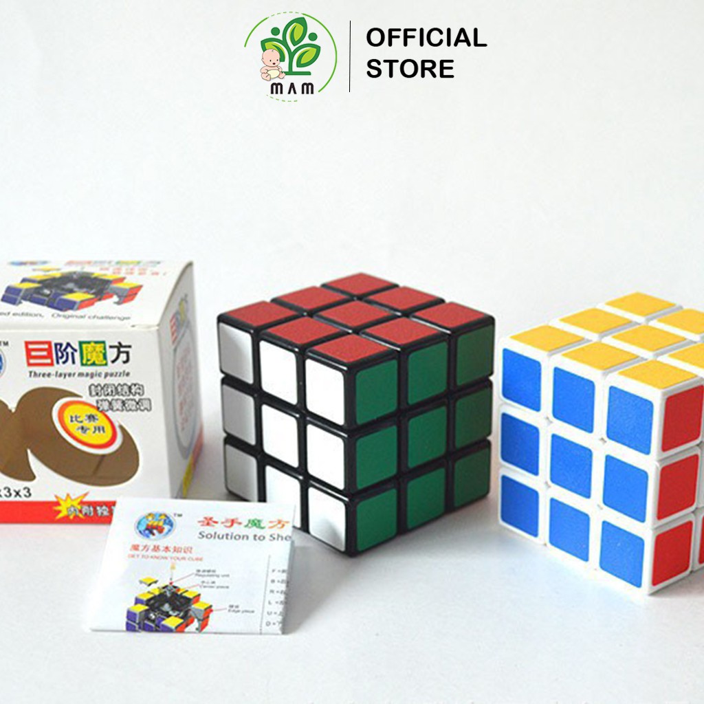 Đồ Chơi Trẻ Em Xếp Hình Mầm Store Combo Rubik 3x3 Biến Thể Mini Megaminx Gan x Cho Bé