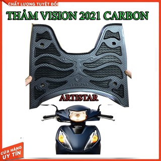 Thảm lót sàn để chân vision 2021 carbon artistar chính hãng