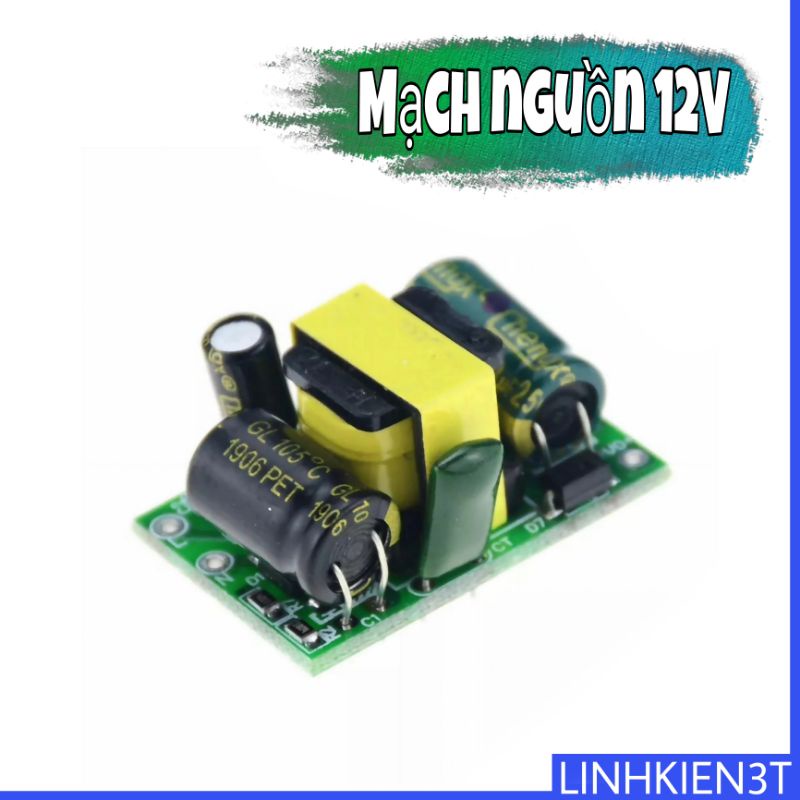 Mạch nguồn mini 220V - 12V 0.5 A