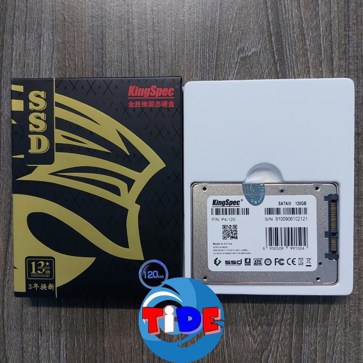 SSD KingSpec 120GB – Ổ cứng SSD Chính Hãng KingSpec – Bảo hành 3 năm – Tặng cáp dữ liệu Sata 3.0