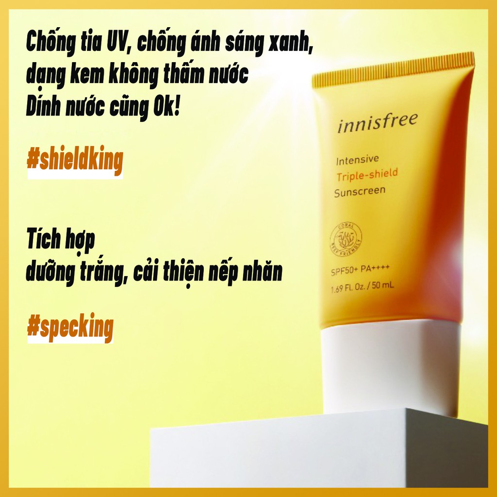 Kem Chống Nắng Chống Trôi Điều Chỉnh Tông Da Innisfree  SPF 50+/PA++++ 50ml | BigBuy360 - bigbuy360.vn